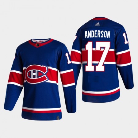 Camisola Montreal Canadiens Josh Anderson 17 2020-21 Reverse Retro Authentic - Homem